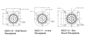 Contacts for MIL-DTL-26482, Series 1