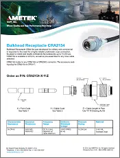 CRA2154-Bulkhead-Receptacle datasheet