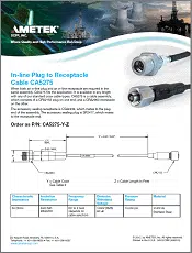 CA5275-In-line-plug-to-receptacle-cable datasheet