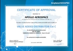Amphenol VAD Approval Certificate